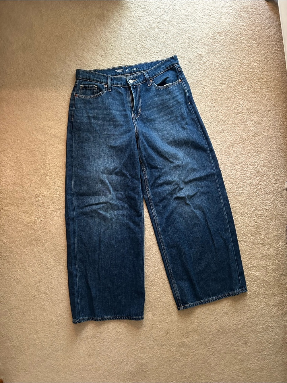 Old Navy Indigo High-Rise Wide-Leg Jeans